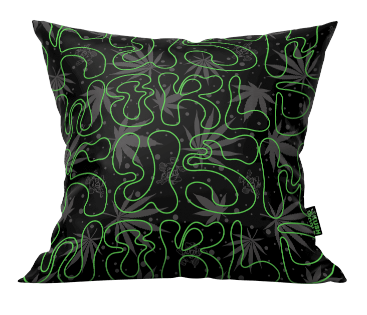 KUSH WORLD PILLOW- KUSH LETTERS