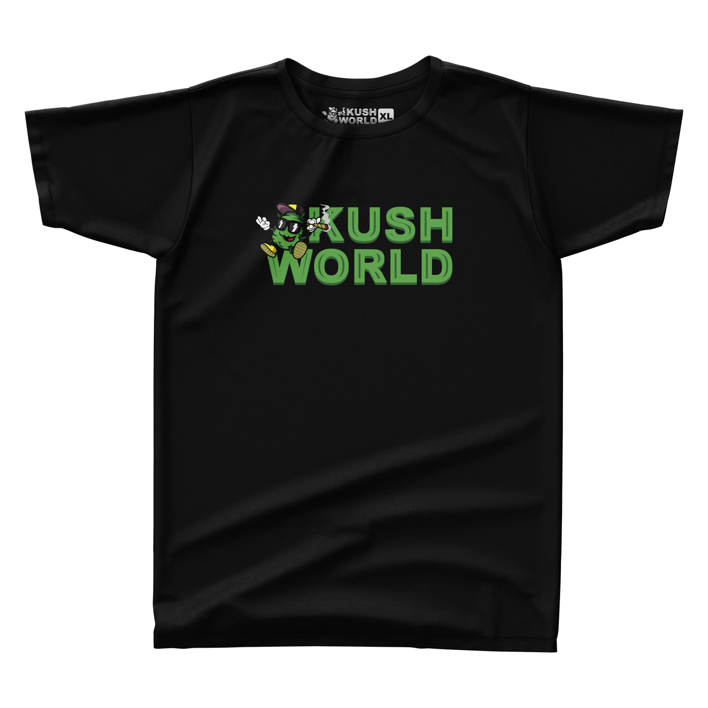KUSH WORLD T-SHIRT - SPECIAL LETTER LOGO