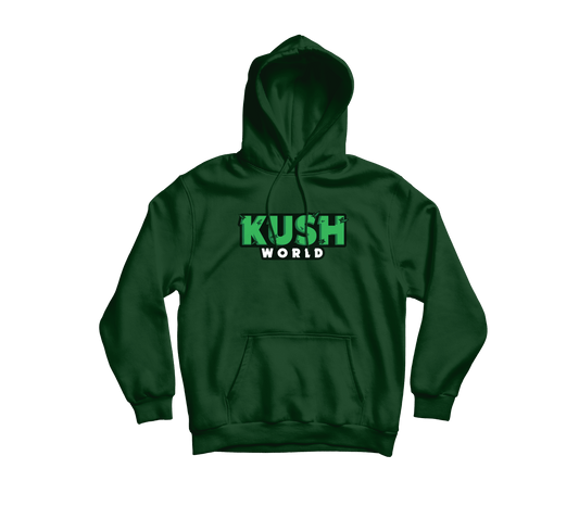 KUSH WORLD HOODIE - LOGO LETTERS