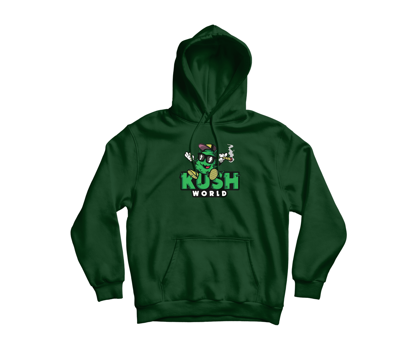 KUSH WORLD HOODIE - KUSH LOGO