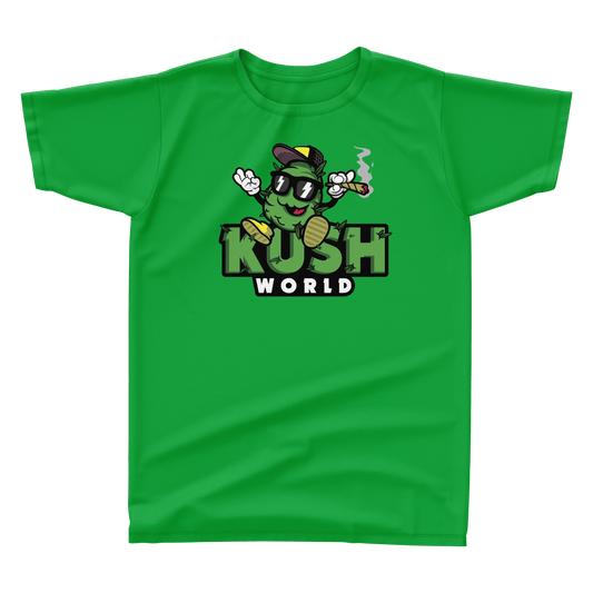 KUSH WORLD T-SHIRT - KUSH LOGO