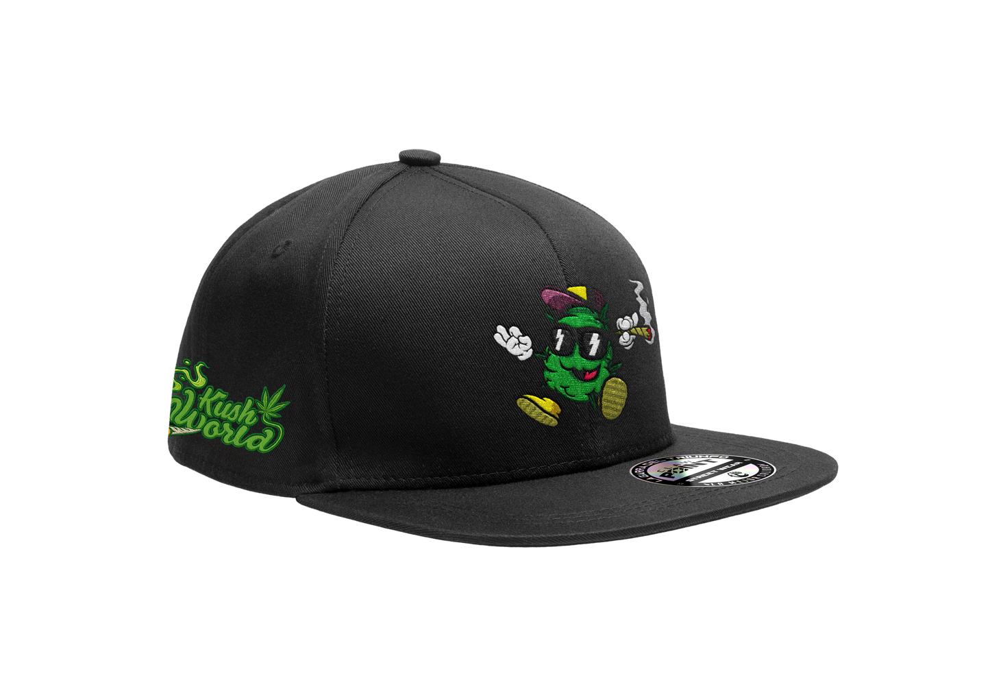 KUSH WORLD SNAPBACK - 2 LOGOS