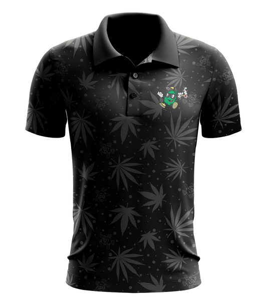 KUSH WORLD POLO SHIRT - EMBROIDERED LOGO