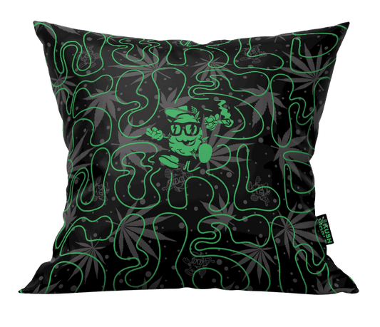 KUSH WORLD PILLOW- KUSH LETTERS & LOGO