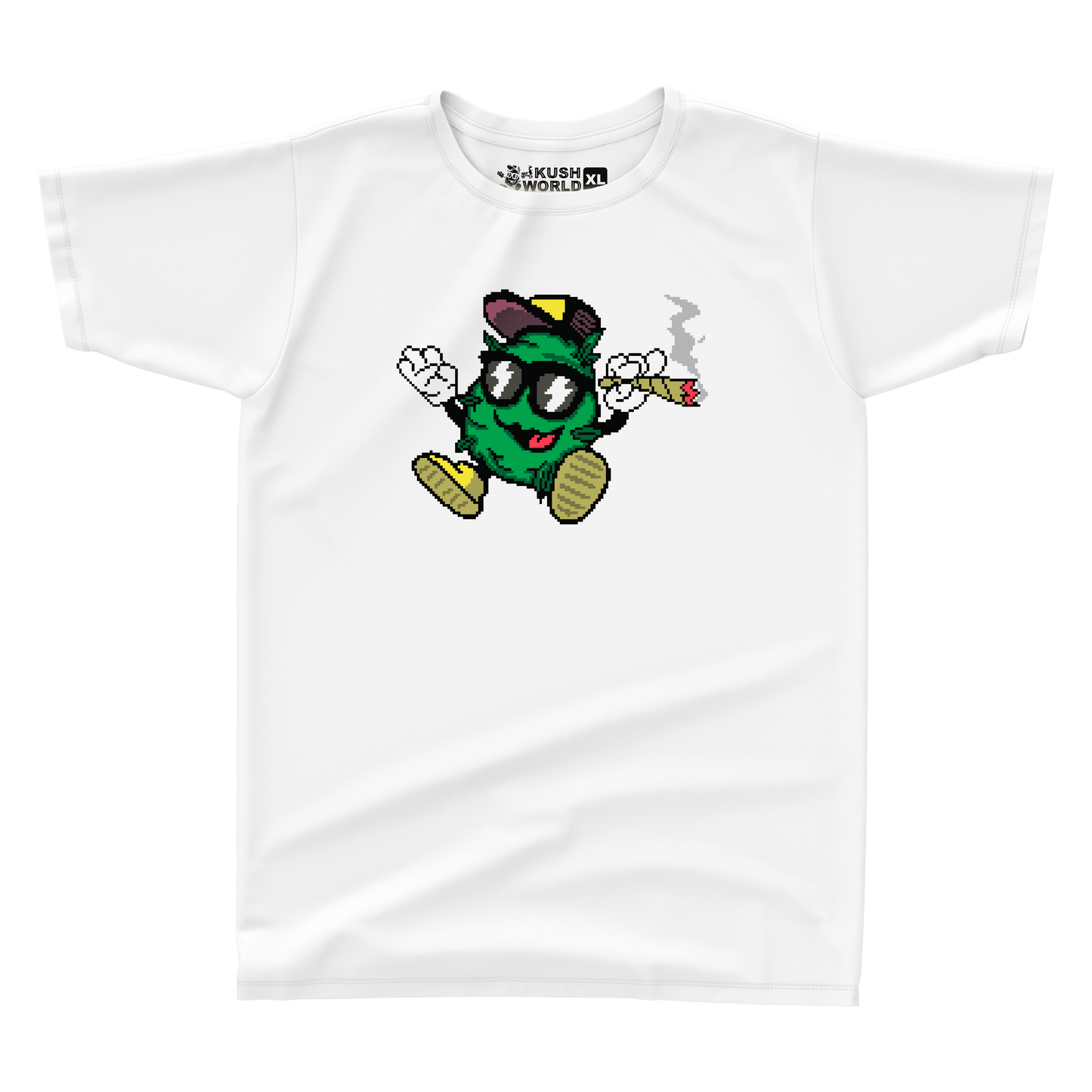KUSH WORLD T-SHIRT - BIT KUSH LOGO