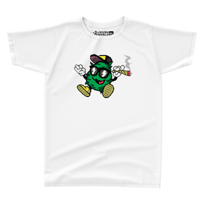 KUSH WORLD T-SHIRT - BIT KUSH LOGO