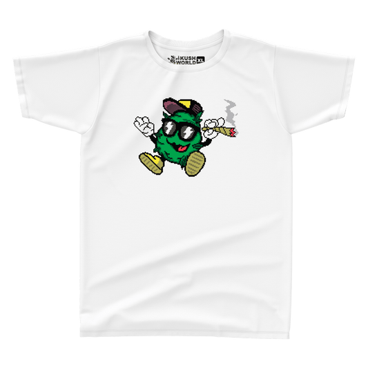 KUSH WORLD T-SHIRT - BIT KUSH LOGO