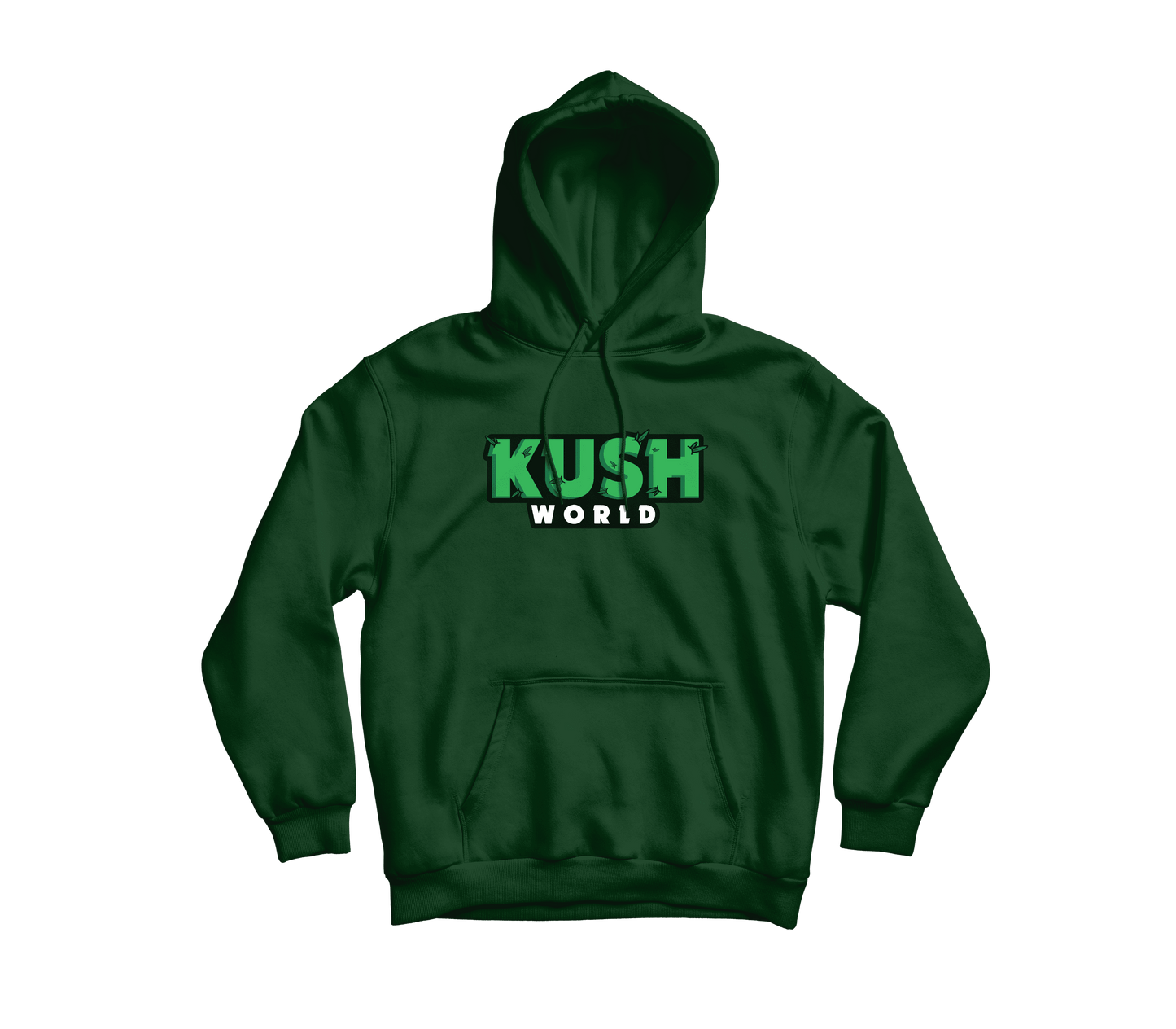 KUSH WORLD HOODIE - LOGO LETTERS