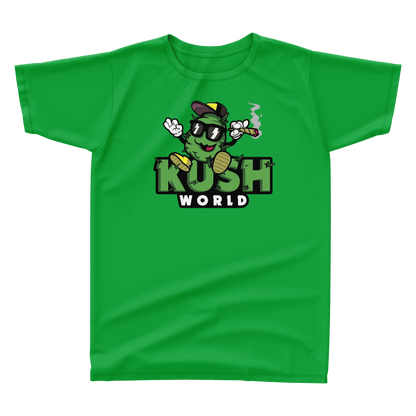 KUSH WORLD T-SHIRT - KUSH LOGO